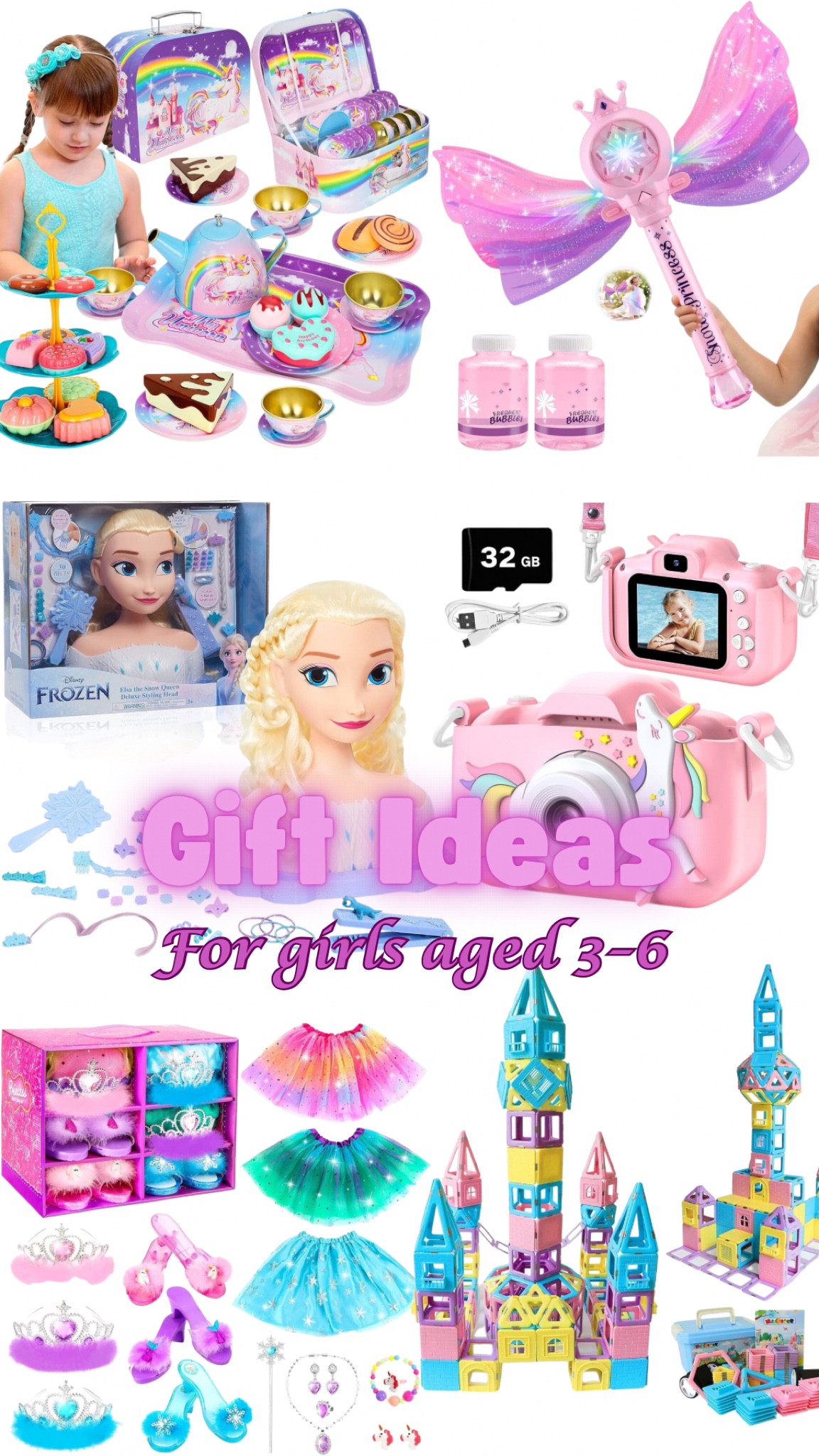 First gift guide of course is geared towards toddler/pre school girls 👧 🎀 💕 

At this age, they are finding their independence and want to do things on their own. These are great gifts that gives them an outlet to show off their creative side!

Let me know what other gift guides you would like to see! 🎁💝🛍️

#toddlergirls #preschoolgirls #giftguide #christmasgifts #giftideas #giftoptions #amazonfinds 

#LTKGiftGuide #LTKHoliday #LTKkids