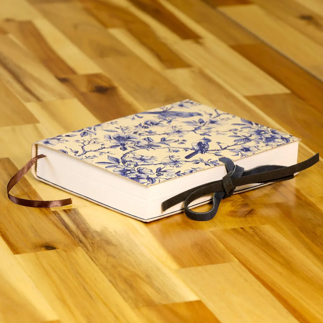 Handmade Leather Journal: Bird & Floral Design - Lined Pages - Etsy | Etsy (US)