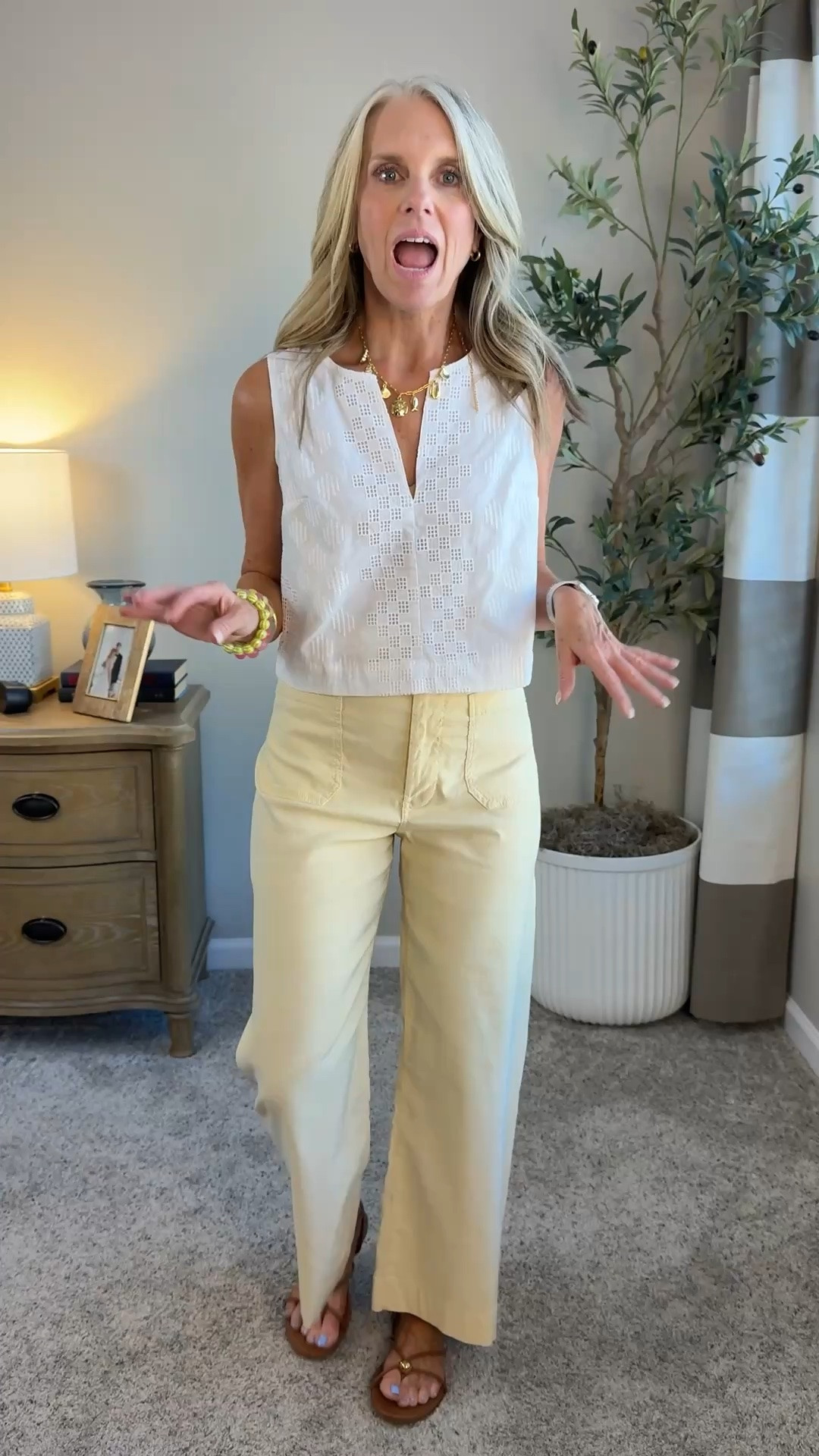 You can’t buy just one pair…once your start, you can’t stop. I wear 27. Top is XS. Use COAST20 on Allie + Bess

#LTKootd #LTKgrwm #LTKOver40