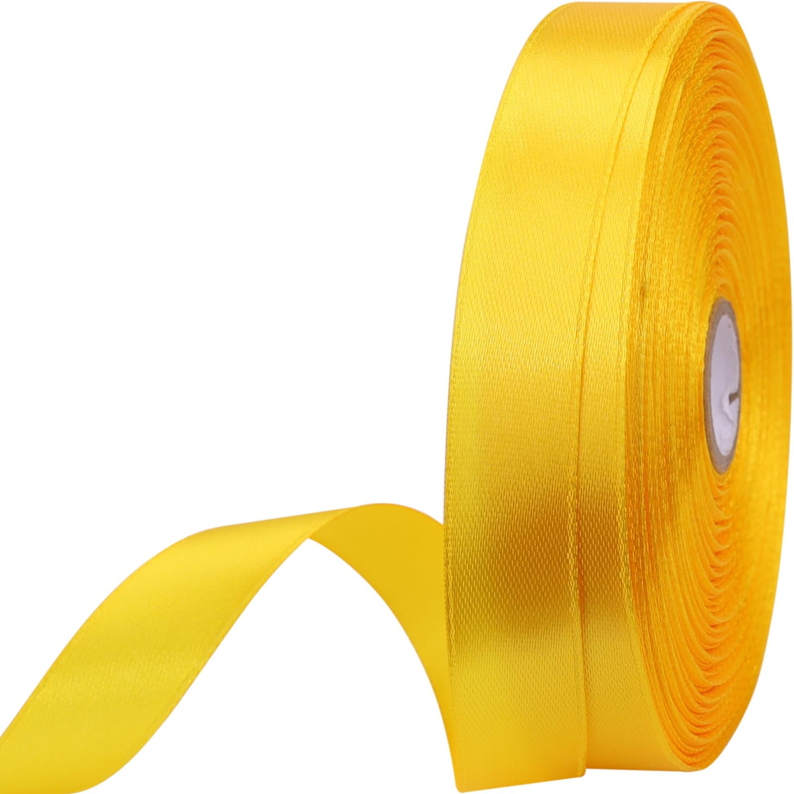 5/8 inches 50 Yard Yellow Satin Ribbon for Gift Wrapping, Wedding, Crafts, Christmas,Easter, Flor... | Amazon (US)