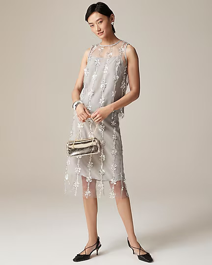 Collection sheer layered sequin top | J. Crew US