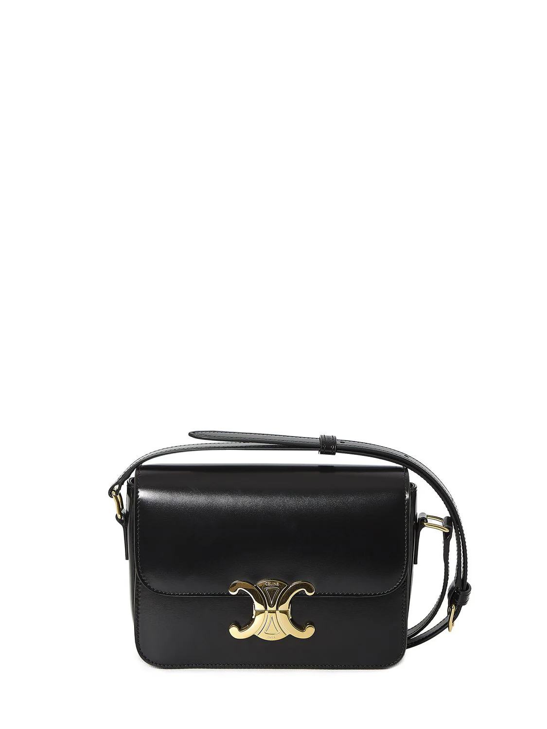 Celine Women's T-Shirtn Triomphe Bag in Black | 188423BF4 | LOZURI