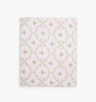 The Crib Sheet - Light Pink Trellis | Hill House Home US