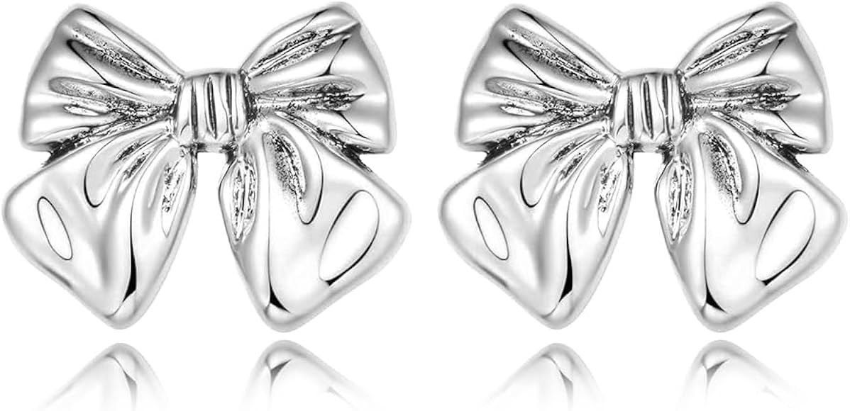 Antique Gold And Silver Bow Earrings For Women | Amazon (US)