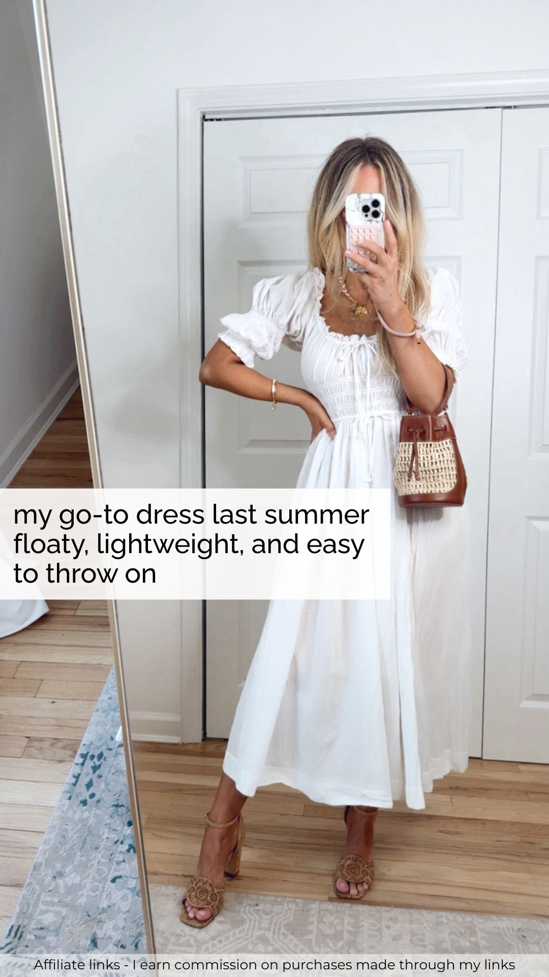 Affiliate links - I earn commission on purchases made through my links | white dress 