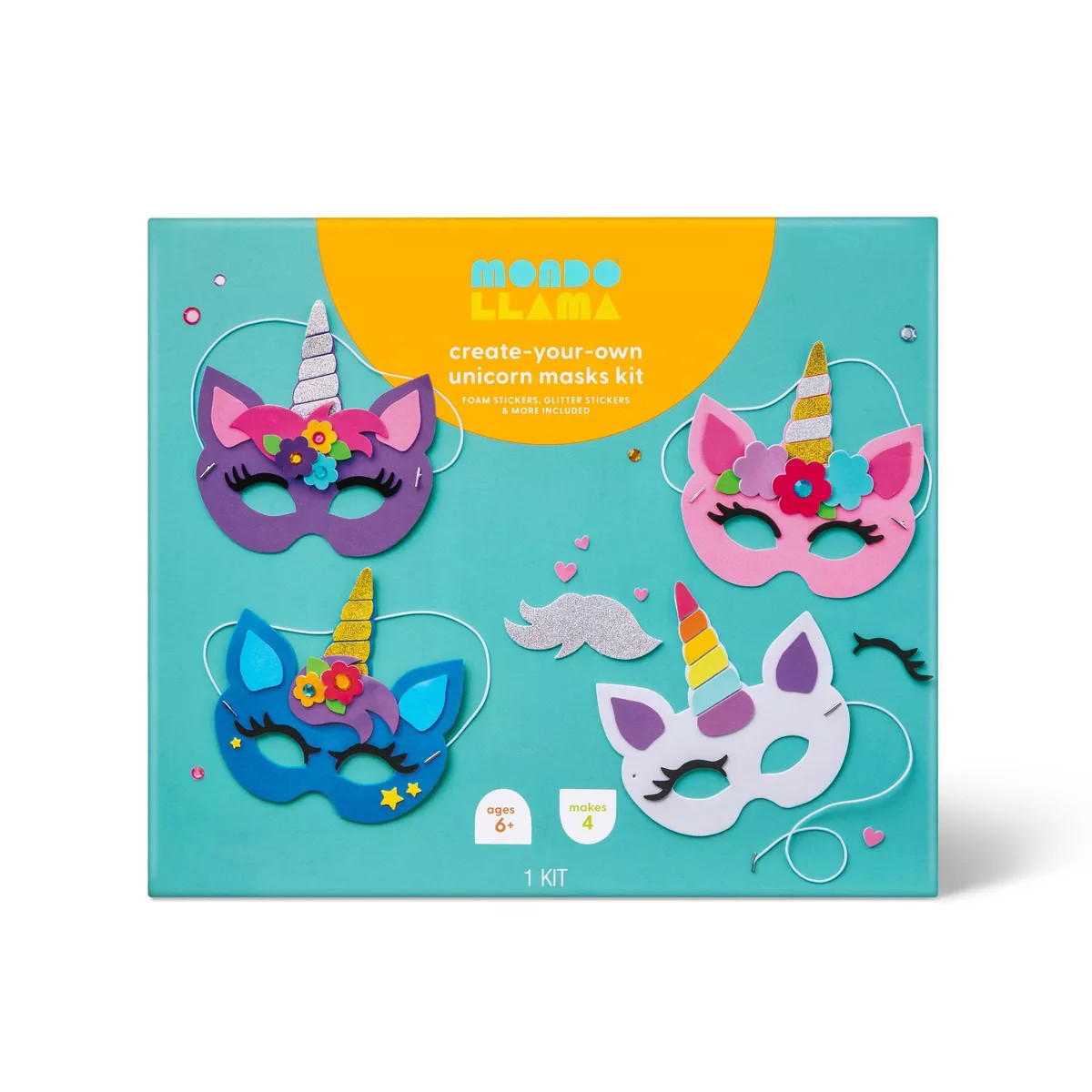 Make-Your-Own Unicorn Mask DIY Art Kit - Mondo Llama™ | Target