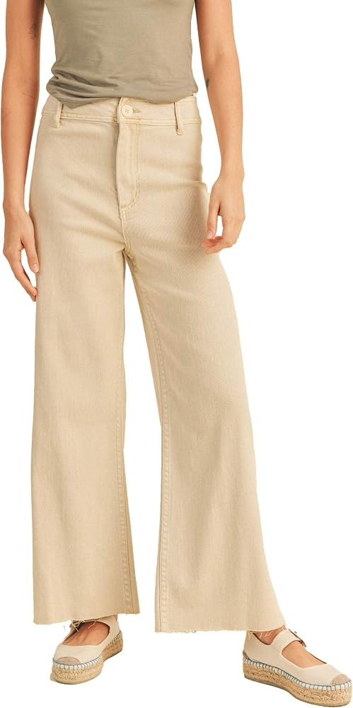 Miou Muse - Straight Wide Leg Denim Pants - MMP623 | Amazon (US)