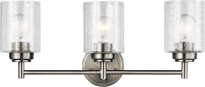 Kichler Lighting 45886NI Three Light Bath from The Winslow Collection, Brushed Nickel | Amazon (US)