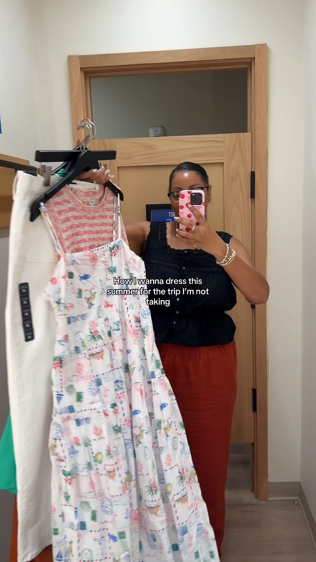 What I’d wear on summer vacation!! Everything fit tts but the striped sweater is a no for me the arm holes are too big.

#LTKootd #LTKMidsize #LTKSeasonal