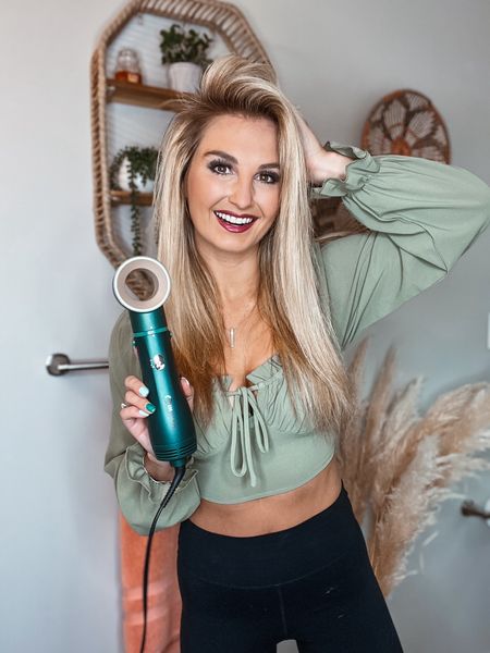 IG INGLAM Hair Dryer Brush, 4-in-1 Detachable Blow Dryer Brush, Ionic Diffuser Hair Dryer & Styler Volumizer with Oval Titanium Barrel, One-Step Hot Air Blowout Brush, Updated Push Switch, Dark Green

#LTKstyletip #LTKGiftGuide #LTKU