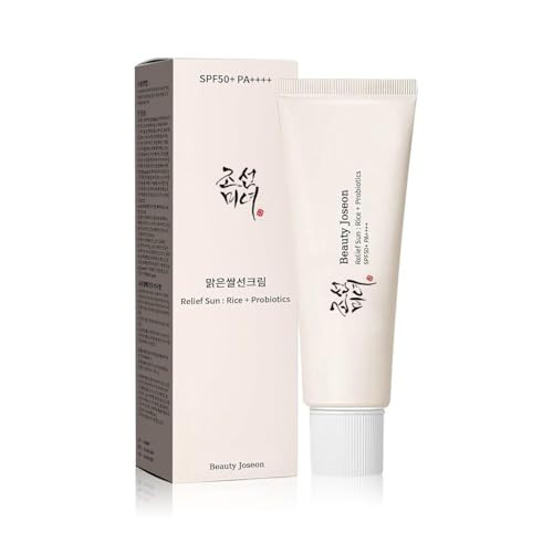 Relief Sun Organic Korean sunscreen SPF50+, PA++++ Riceand Probiotics | Korean Skin Care Solution for All Skin TypesNourishing Skin Protection and UV Def | Amazon (US)