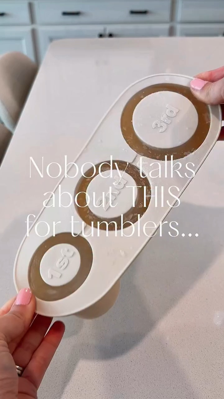 🎀 Follow + Comment “ICE” and I’ll send you the link to this upgraded silicone ice mold! 

Make sure you are following @simplywithjulia before commenting or links may not send. 

✨ Silicone cylinder ice molds designed to fit your 20oz, 30oz, & 40oz tumbler perfectly.
The center opening lets your straw go right through without awkward sipping.
Bigger ice = slower melt and better-tasting drinks. 

#amazonfinds #amazonhome #amazonmusthave #amazonkitchenfinds #icemold @amazonhome @amazonfinds @amazoninfluencerprogram @amazon

#LTKfoodie #LTKHome #LTKOver40