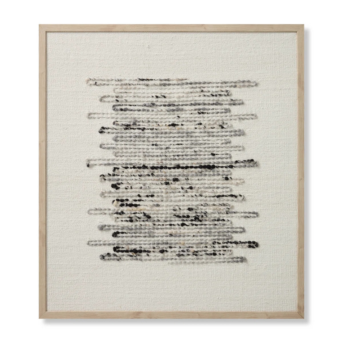 Amber Lewis x Loloi Sutter Silver / Ivory 3'-2" x 3'-6" Wall Art | Wayfair North America