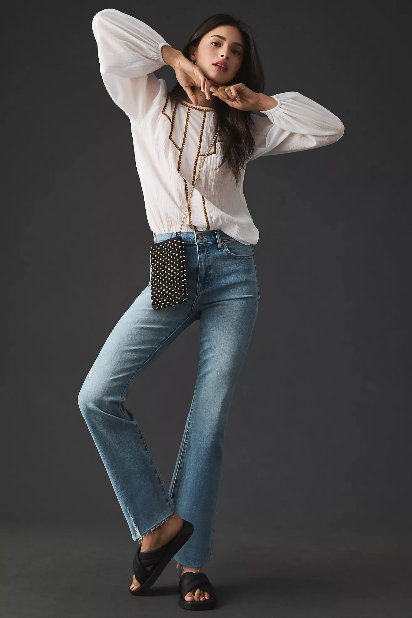 Pistola Lennon High-Rise Cropped Boot Jeans | Anthropologie (US)