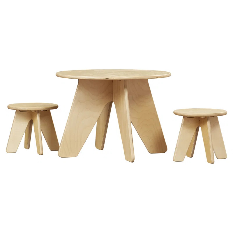 Kids Areo 3 Piece Table & Stool Set | Wayfair North America