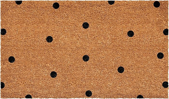 Calloway Mills Black Polka-Dots Doormat (17" x 29") | Amazon (US)