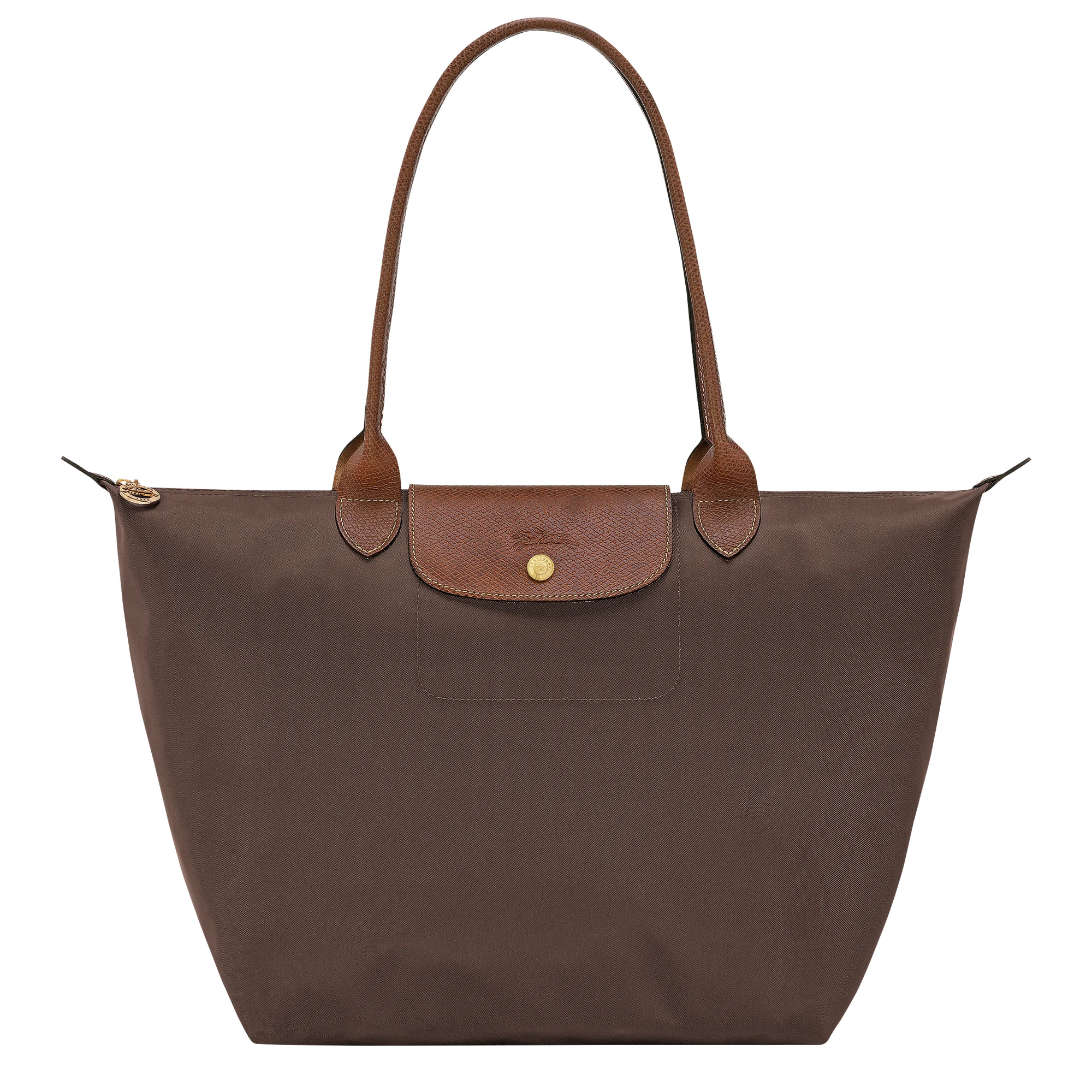 Le Pliage Original L Tote bag Mocha - Recycled canvas | Longchamp US | Longchamp