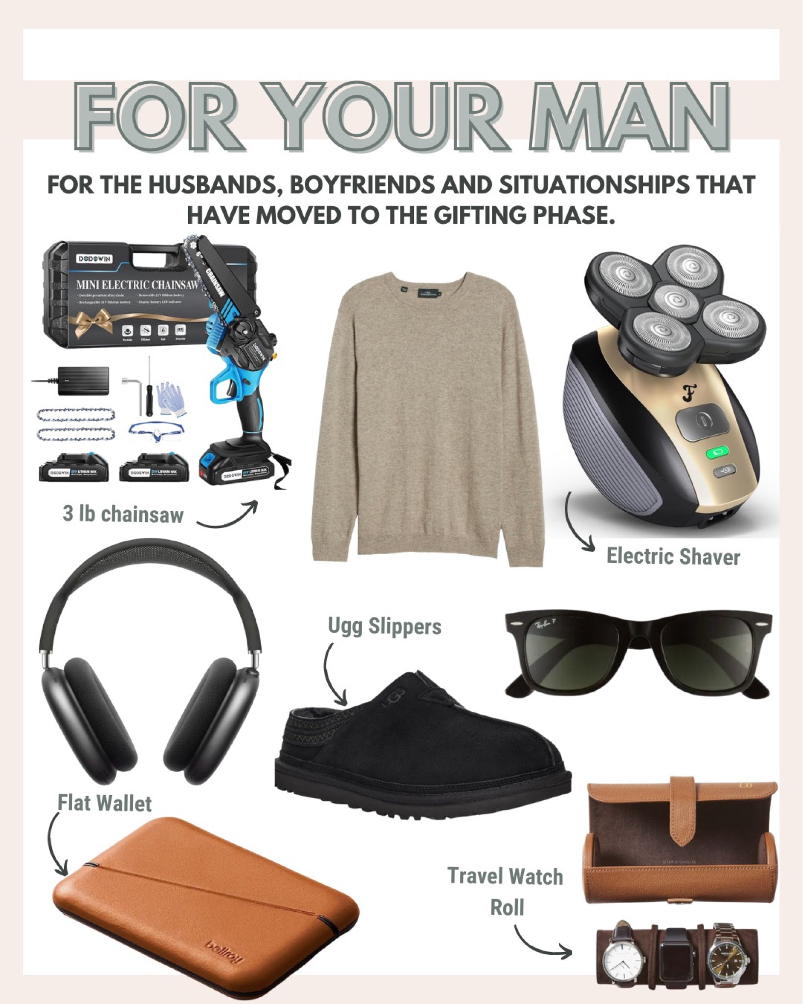 Gift ideas for the men, gift guide for men, gifts for husband, gifts for boyfriend, gifts for dad

#LTKGiftGuide #LTKmens #LTKCyberWeek