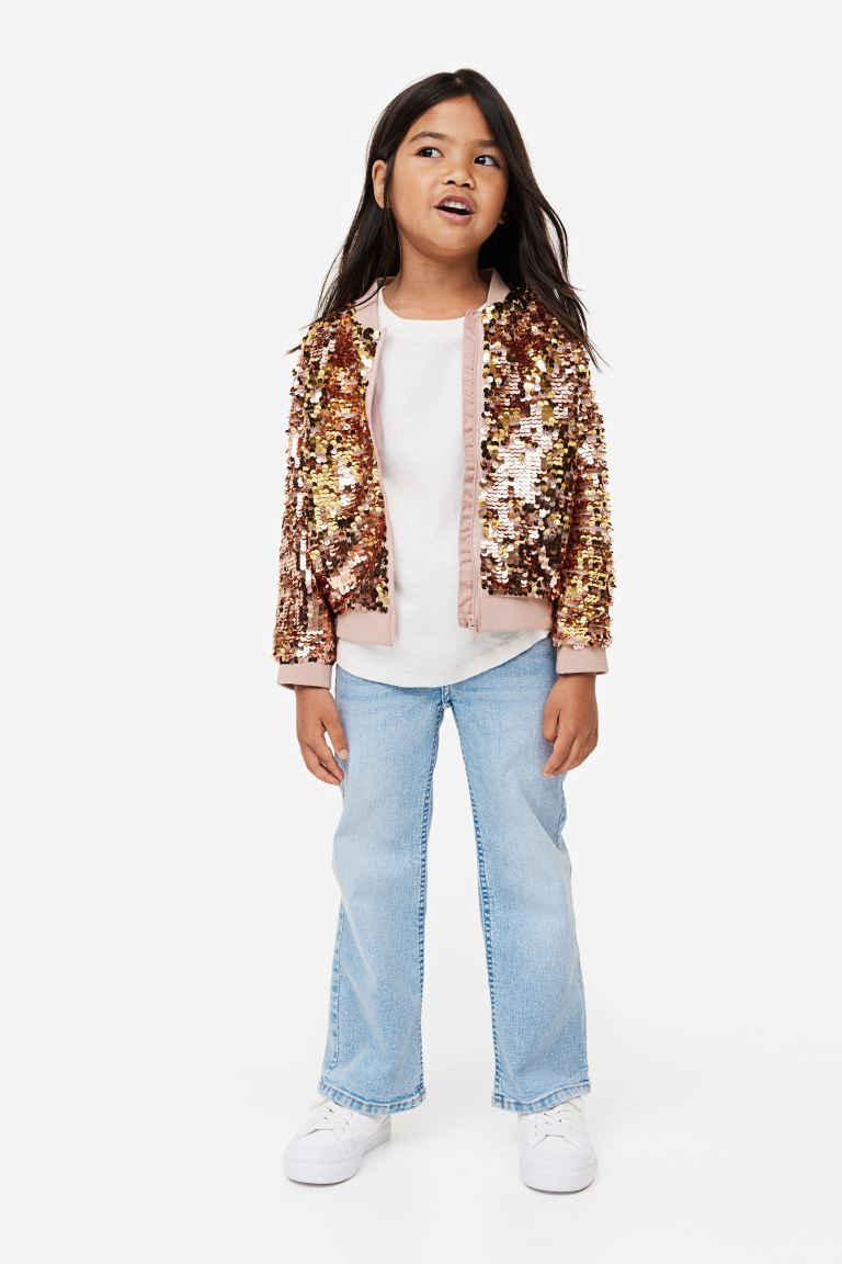 Sequined Bomber Jacket | H&M (US + CA)