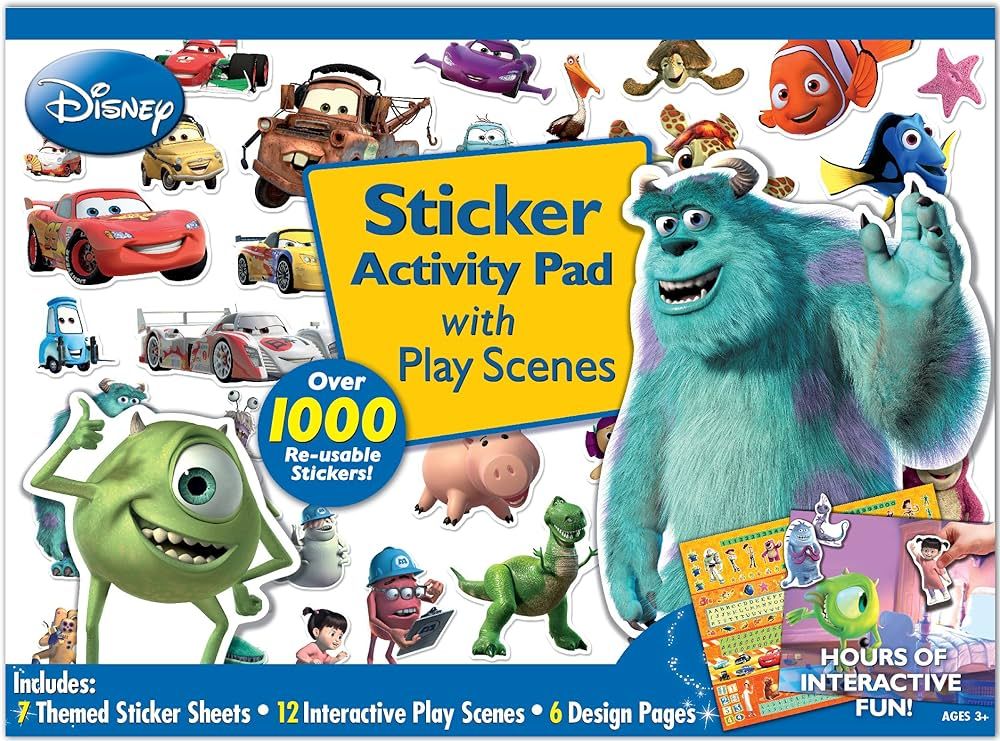 Bendon Disney Pixar's Monsters Inc Ultimate Sticker Activity Pad | Amazon (US)