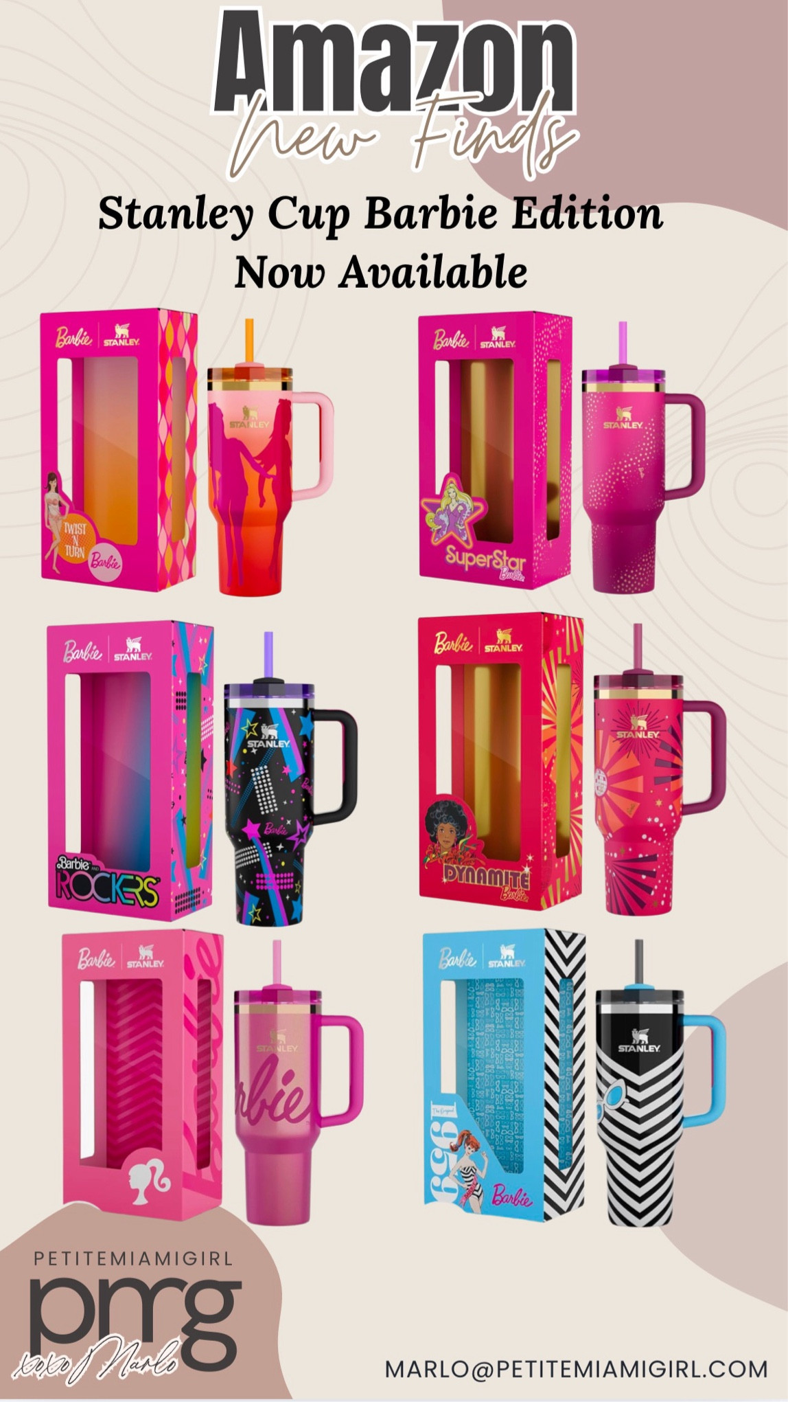 Stanley Cup Barbie Edition now available at Amazon . 

#LTKGiftGuide #LTKOver40 #LTKHome