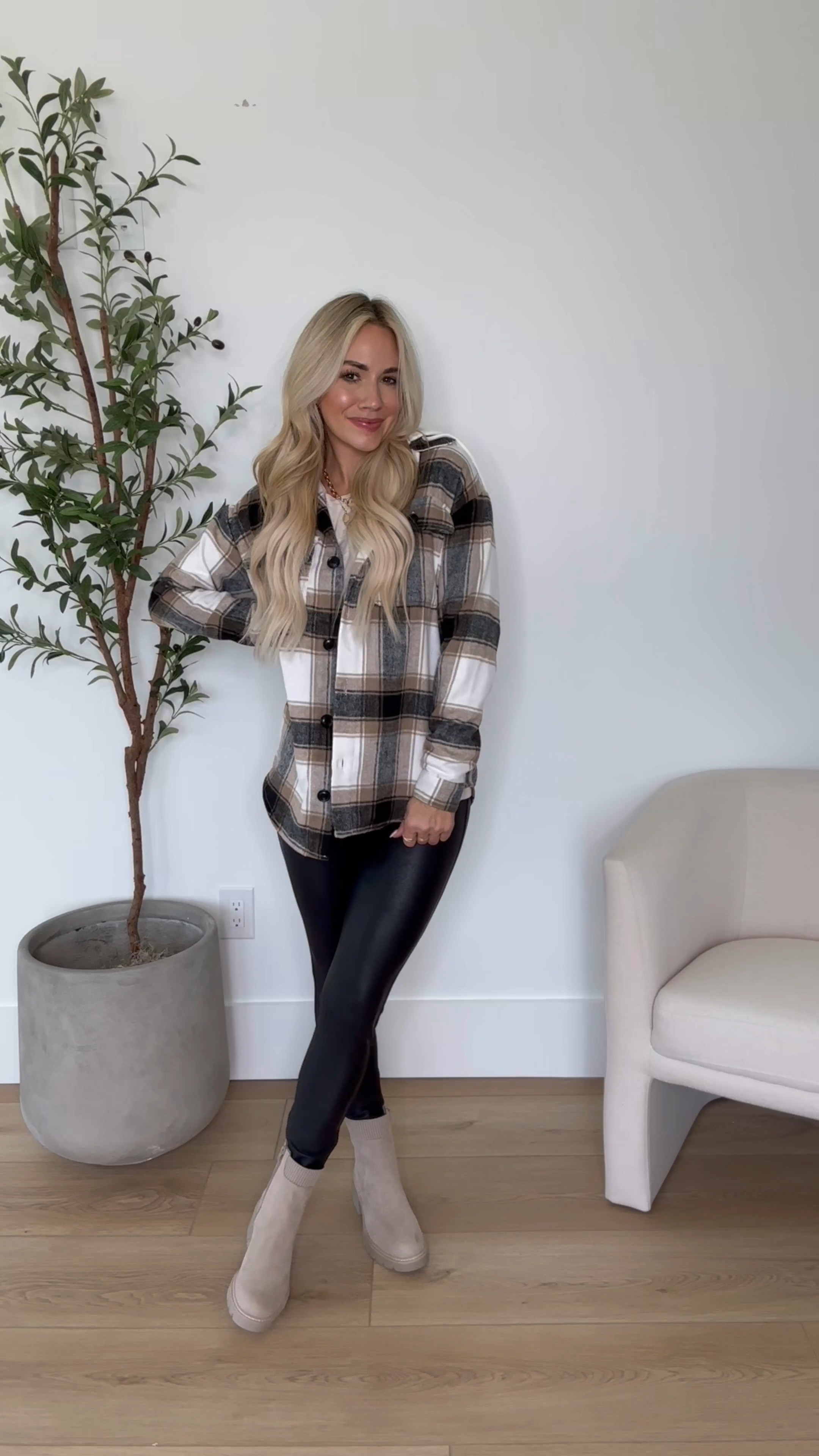 Walmart Fall Haul! 

First outfit // wearing a small in sweatshirt and small in faux leather leggings 

Second outfit // wearing a large in waffle knit tee and small in faux leather leggings

Third outfit // wearing an xs in flannel shacket and small in faux leather leggings 

Fourth outfit // wearing a small in jacket and size 1 in jeans

All run tts. All shoes run tts as well. 

#walmartpartner #walmartfashion 

#LTKstyletip #LTKSeasonal #LTKfindsunder50