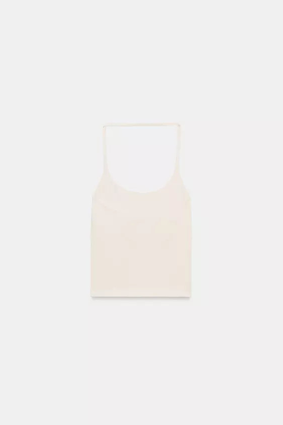 SEAMLESS HALTER TOP | Zara Canada