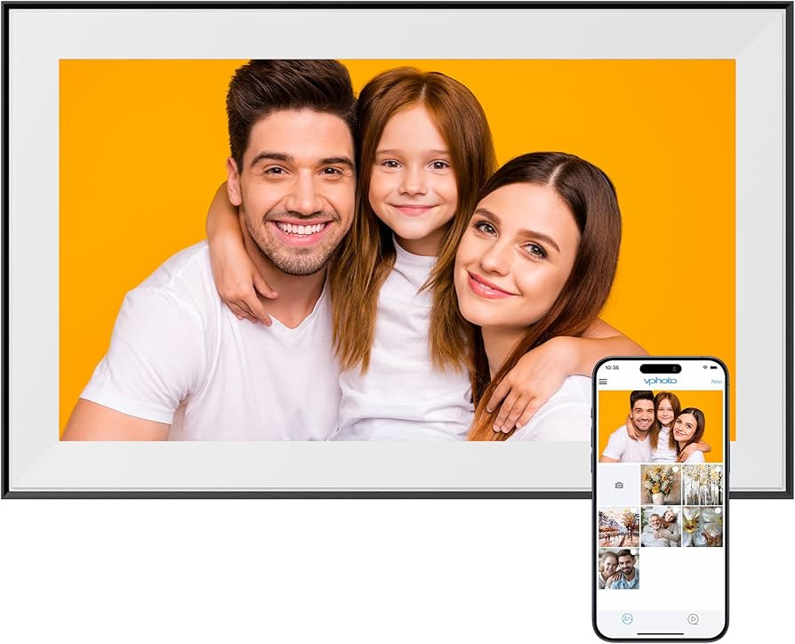 Dragon Touch 15.6 Inch Large Digital Picture Frame - WiFi Digital Photo Frame with 32GB Storage, ... | Amazon (US)