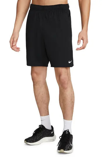 Nike Dri-FIT 7-Inch Brief Lined Versatile Shorts in Black/Iron Grey/White at Nordstrom Rack, Size X-Large | Nordstrom Rack