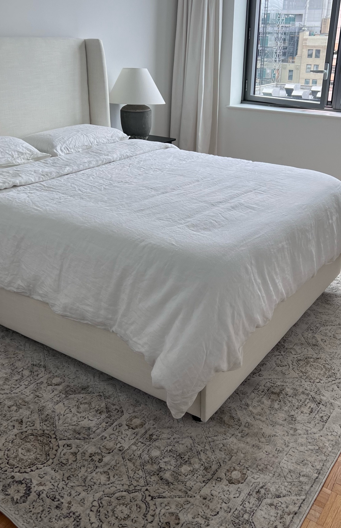 Simple small Bedroom decor with new rug

#smallbedroom #bedroomdecor #bedroomrug #headboard #nycbedroom 

#LTKFind #LTKhome #LTKU