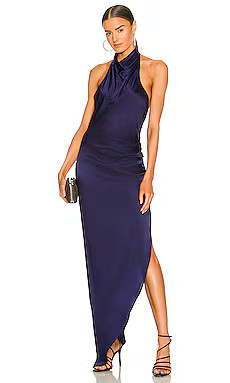 Amanda Uprichard X REVOLVE Samba Gown in Imperial from Revolve.com | Revolve Clothing (Global)