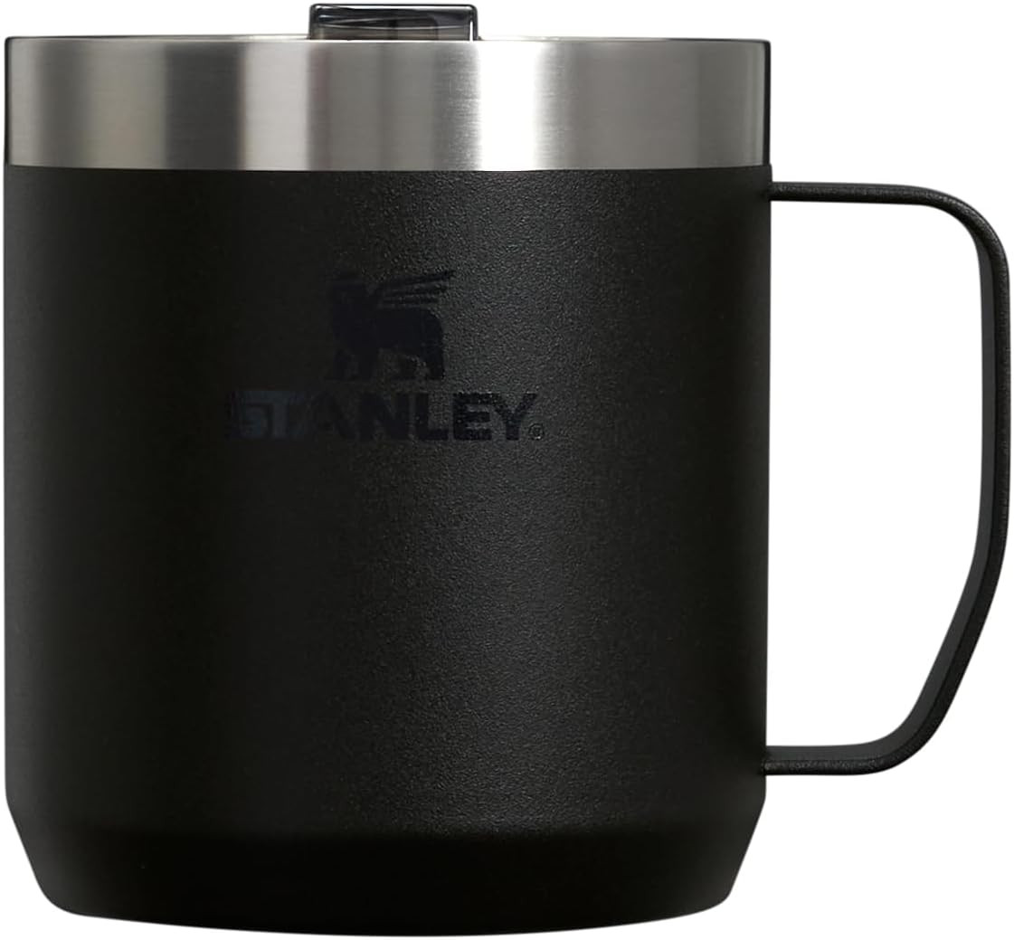 STANLEY Stay-Hot Camp Mug 12 oz | Press Fit Drink Through Lid | Cup for Coffee, Tea and Drinks | ... | Amazon (US)