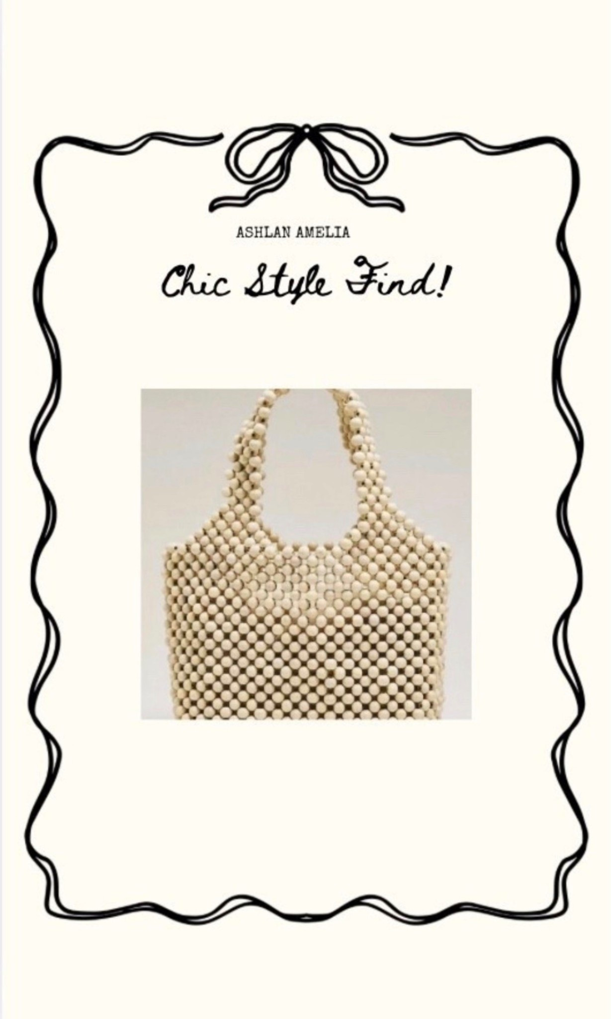 wood beaded tote bag, chic outfit 

#LTKootd #LTKSeasonal #LTKgrwm