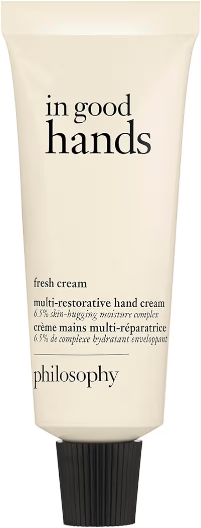 philosophy in good hands multi-restorative hand cream - with vitamin C & niacinamide - plumps & smoothes crepey skin - reduces the appearance of dark spots - transfer-proof & non-greasy formula | Amazon (US)