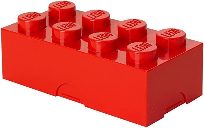 Room Copenhagen Lego Lunch Box, Red | Amazon (US)