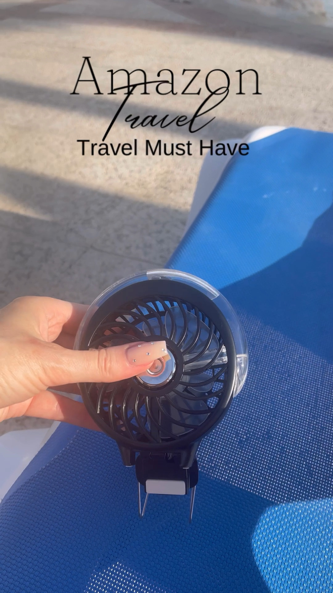 Love this little misting fan for hot days! 

#LTKunder50 #LTKtravel