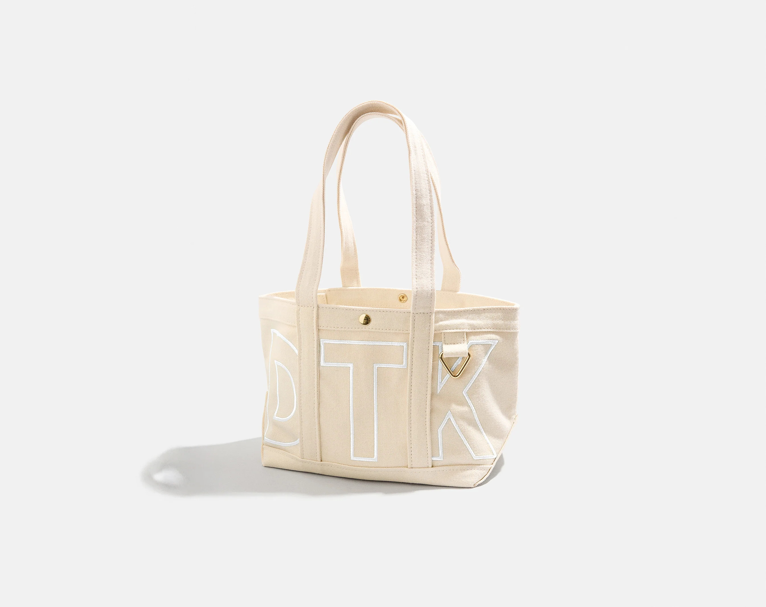 Solid Custom Alpha Tote - Natural Sand | BaubleBar
