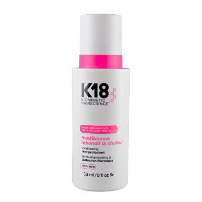 K18 Biomimetic Hairscience HeatBounce Leave-In Conditioning Heat Protectant Spray - 8 oz - The Future of Heat Protection: Deeper Defense, Softer Hair | Target