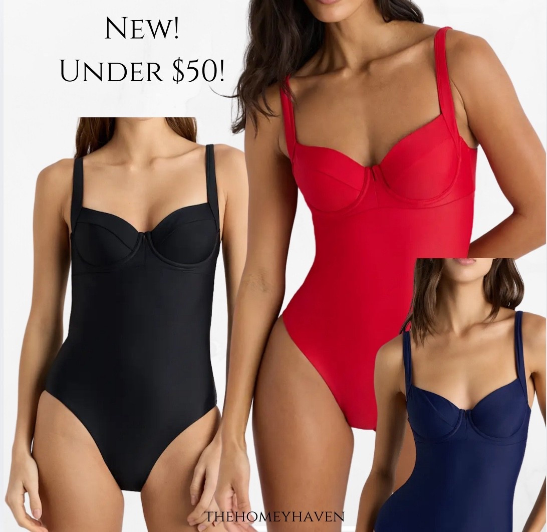 Classic and flattering bathing suit under $50!!

@Quince 
Vacation outfits beach, Swimsuit, bathing suit, cover up, spring break, beach vacation, poolside, pool looks, family, home, summer outfits, spring break trip, summer vacation, Europe vacation, travel outfit, black bathing suit, one piece swimsuit  

#LTKOver40 #LTKootd #LTKTravel