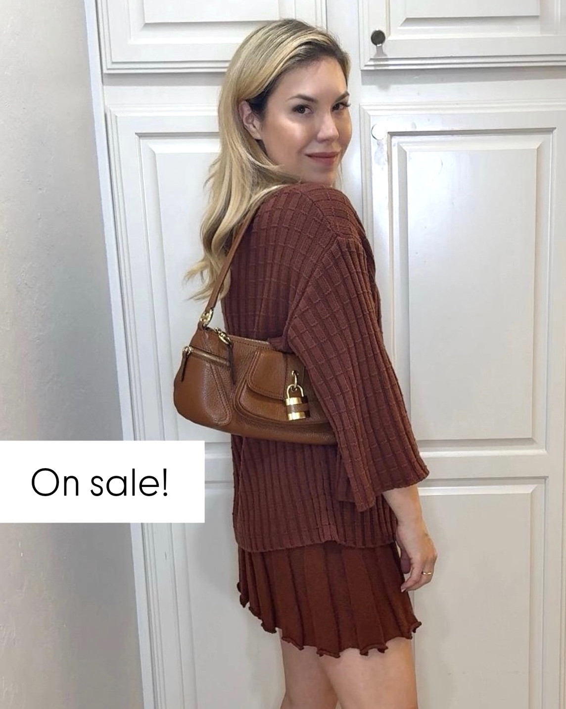 This matching set and CHLOE BELT are on sale!!

#LTKootd