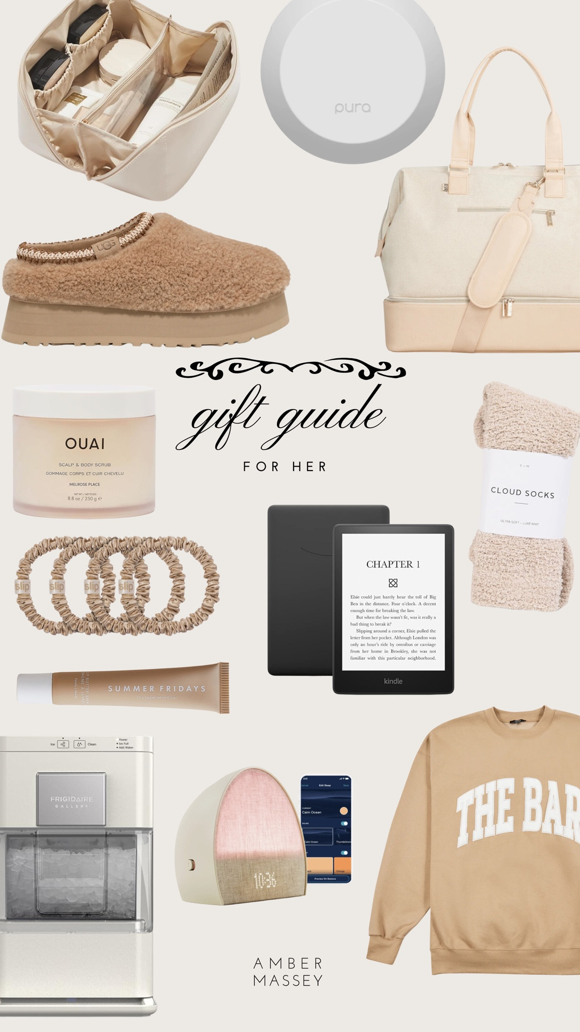 Gift guide for her! Love these neutral gift ideas for your best friend, sister, mama or MIL!

Gifts for her, gift guide for her, gifts under $100 for her 

#LTKGiftGuide #LTKFindsUnder100 #LTKSeasonal