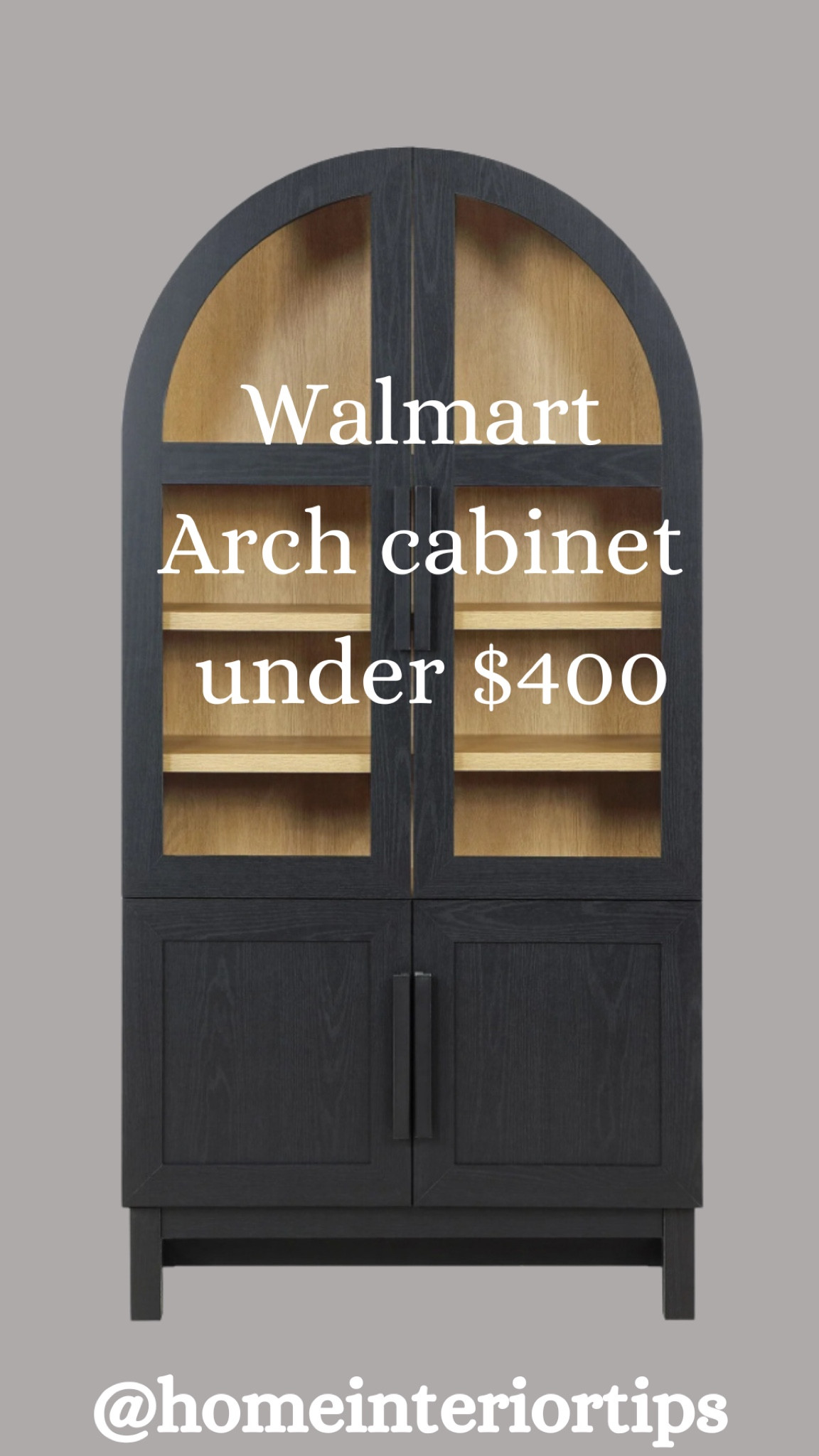Walmart Arch Cabinet

#LTKHome