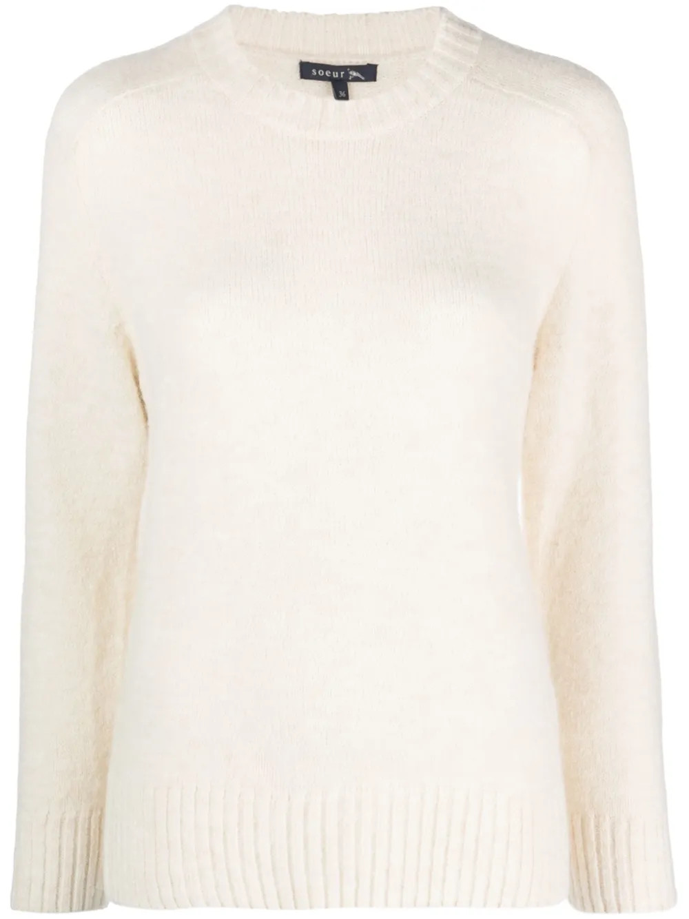Soeur crew-neck long-sleeve Jumper - Farfetch | Farfetch Global