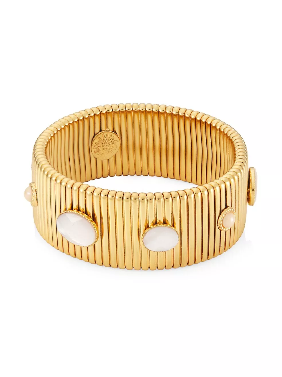 Shop Gas Bijoux Liane Manchette 24K Goldplated Cuff Bracelet