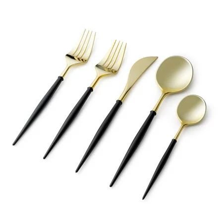 Plastic Cutlery Set-40 Set- Disposable Forks Spoo | Walmart (US)