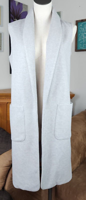 Joie Womens Long Vest Gray Open Cardigan Size XS  | eBay | eBay US