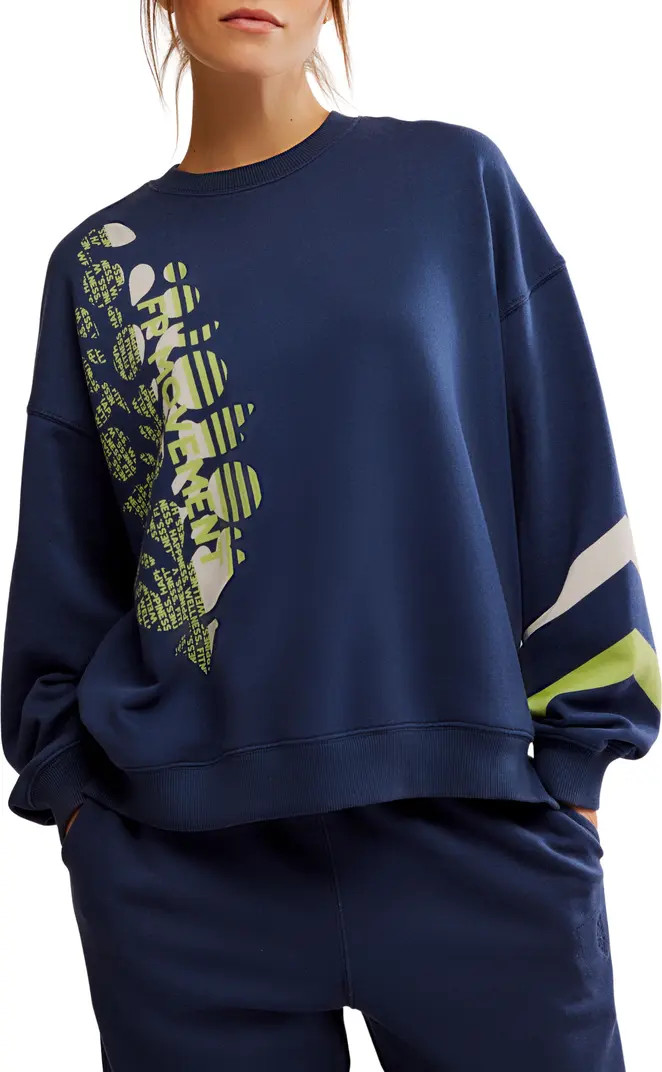 FP Movement All Star Oversize Graphic Sweatshirt | Nordstrom Rack