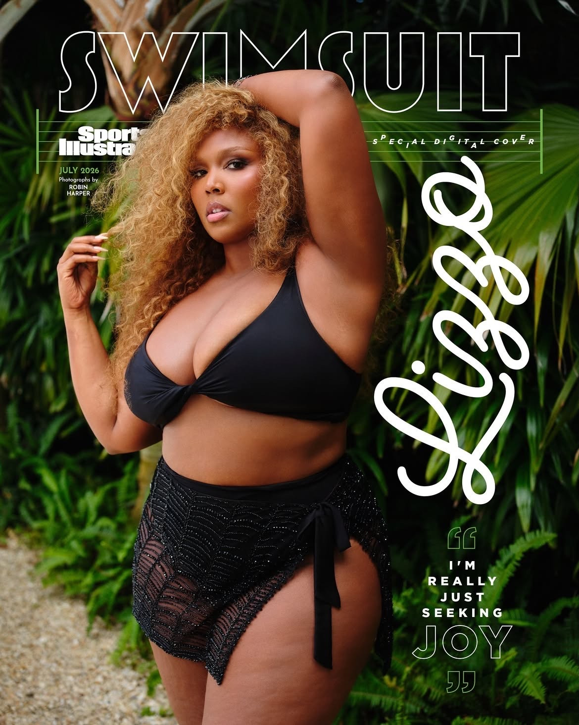 LIZZO: SPORTS ILLUSTRATED SWIMSUIT JULY 2026 DIGITAL COVER