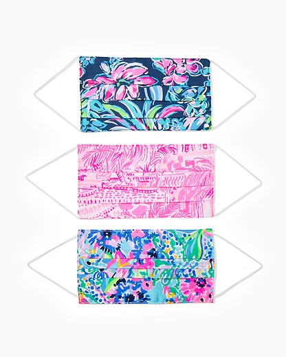 Lilly Pulitzer Adult Face Mask - 3 Pack | Lilly Pulitzer