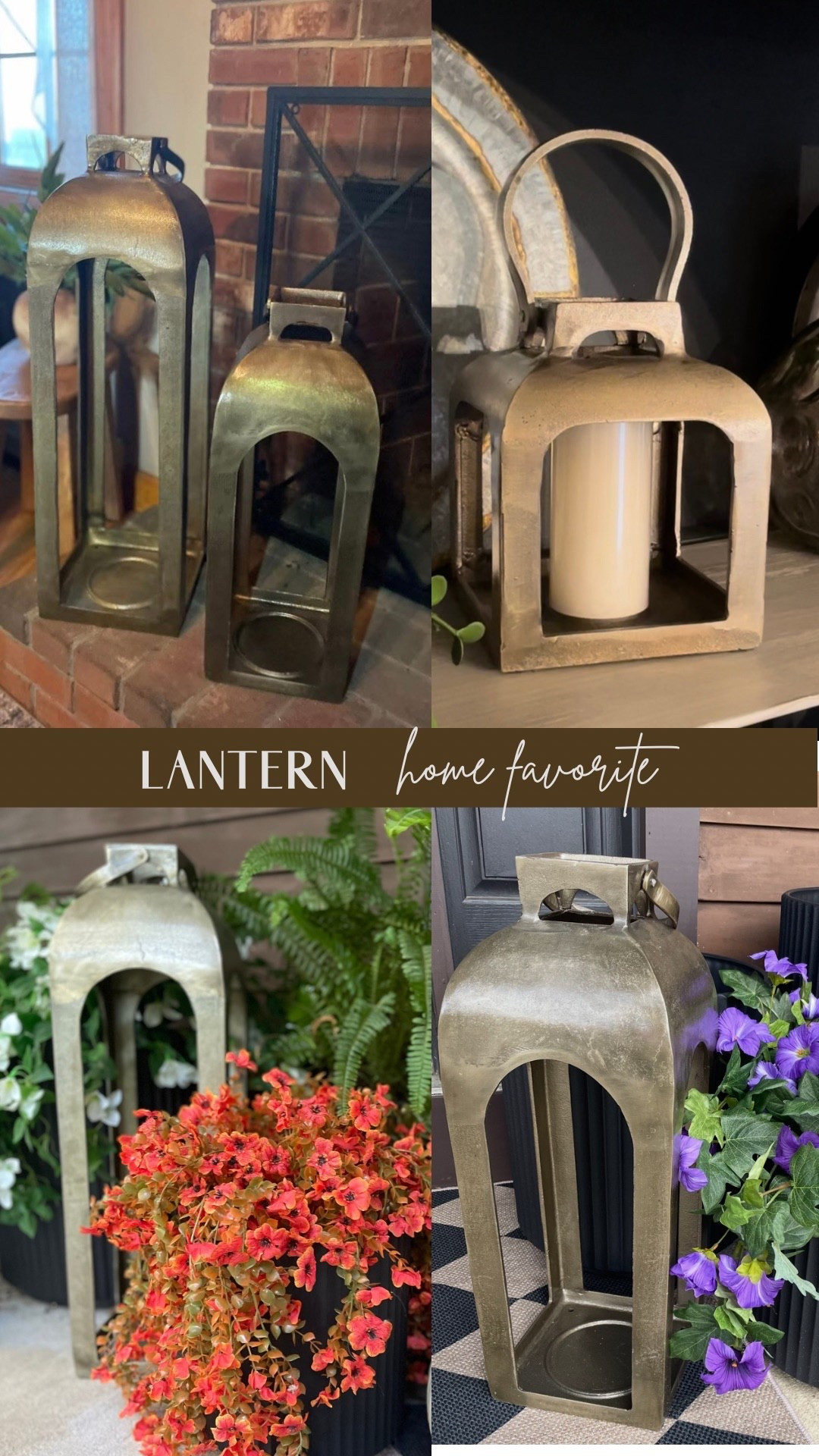 Back again this year… the popular cast aluminum lanterns. They sold out lsst year, also available in black. They are great quality and available in 4 sizes

#LTKHome